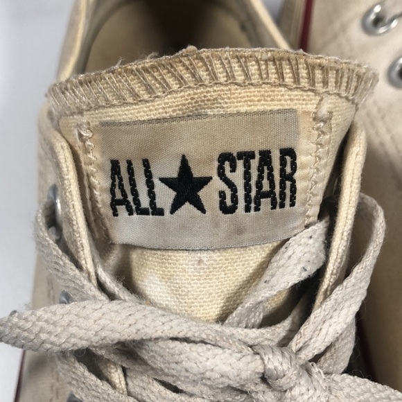 VTG Converse Chuck Taylor All Star Low Top Sneaker Canvas Men 8/Women 10 - Picture 12 of 14